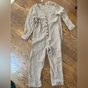 Madewell light spun  Stitched-Pocket Coverall Jumpsuit nb582